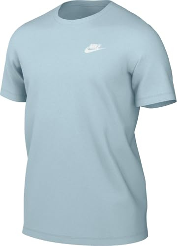 Nike T-Shirt Sportswear Club – Uomo, Glacier Blue, AR4997-476, XL