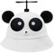 SIEBOLD Propeller mütze,Panda Hut mit Propeller,Propeller Hut,Lustige Panda mützen,Fasching hut,für Erwachsene und Kinder für Karneval Partykostüm Requisiten Partygeschenk