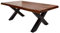 Licht-Erlebnisse Wohnzimmertisch Holz Sheesham Metall Couchtisch Natur Schwarz 110 x 60 x 40 cm (LxBxH) Industrie Design Sofatisch