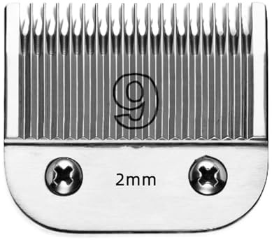(Größe 9) Stahlklinge For Die Hundepflege, Kompatibel Mit Andis, Oster A5, Wahl Und KM Tierhaarschneidemaschinen, Schnittlänge 2 Mm, Präzise Passform