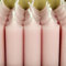 Bütic GmbH Stabkerzen durchgefärbt 180mm x Ø 22mm - Kerzen hochgereinigt, Brenndauer 8h, geruchsneutral, rußarm mit rückstandsfreiem Abbrand, Farbe:Pastell Rosa, Set mit:25 Stück