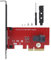 PCIe-NVMe SSD (SFF-8643) to PCI Express 4.0 x4 Host Adapter Card, mini-SAS HD PIN Connector PCI-E 4.0/3.0 Compatible with X4 X6 X8 Slot for U.2 SSD Driver
