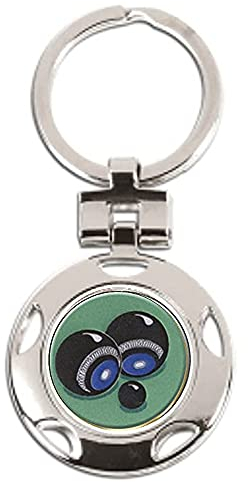 emblems gifts Lawn Bowls and Jack Award Round Keyring in gift box (B)