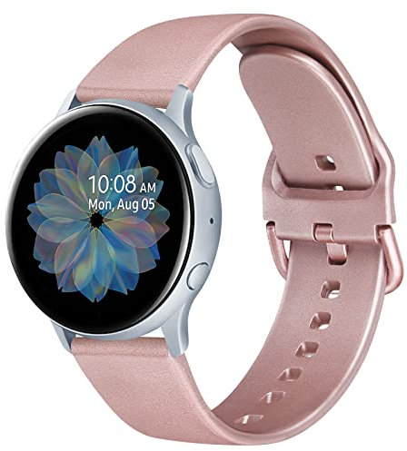Fook Correa Compatible con Samsung Galaxy Watch Active 2 40mm 44mm, 20mm Pulseras de Repuesto para Galaxy Watch 3 41mm / Galaxy Watch 42mm / Gear S2 Classic/Galaxy Watch 4/4 Classic/Polar Ignite 2