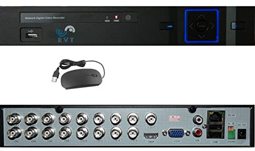 RVT-TC016PL DVR NVR 16 Canali CH 3.0 MP / 1080P 5 IN 1 APP Xmeye Uscita video BNC Video Out, VGA, HDMI
