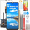 YHX-OU 6.71'' Display LCD Nero per Xiaomi Redmi 12C 22120RN86G, 22120RN86I, 22126RN91Y, 2212ARNC4L LCD Schermo Touch Screen Digitizer Assemblea E Strumenti di Installazione + Vetro temperato