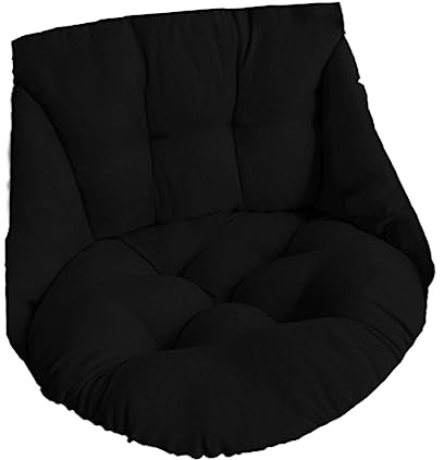 LOVIVER Outdoor Hängesessel Kissen, Schaukel-Ei-Stuhlkissen, Dickes Freizeit-Hängekorb-Stuhlkissen, Schaukelstuhl-Kissen, abnehmbares und waschbares Hängesessel-Kissen, BRAUN