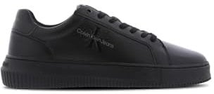 Calvin Klein Herren Cupsole Sneaker Chunky aus Leder, Schwarz (Triple Black), 41