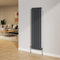 NRG 1600x408mm Anthracite Radiator Vertical Flat Panel Bathroom Designer Single Rad Central Heating