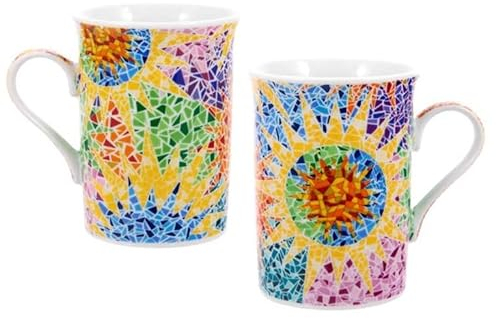 DRW Set mit 8 Tassen, Gaudi-Tassen, 11 x 8 x 10 cm