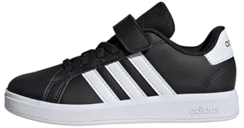 adidas Grand Court 2.0 Shoes Children, Scarpe da Tennis Unisex-Adulto, Core Black/Cloud White/Core Black, 33 EU