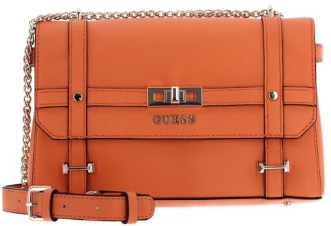 GUESS Emilee Convertible Crossbody Flap Orange
