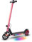E-RIDES Elektroroller Kinder ab 6-12 Jahren, E Scooter mit Bunter Regenbogenlicht, 5-8KM Reichweite,Faltbarer Elektro Scooter Kinder, 130W Elektroscoote, Geschenk für Kinder und Jugendliche (Rosa)
