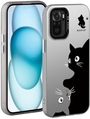 YUXING Coque pour Xiaomi Redmi Note 10 4G / 10S 4G / Poco M5s 4G - Étui Téléphone Ultra Fine Antichoc Cool Motif Artistique Housse Protection Bumper Case Cover (Cat)