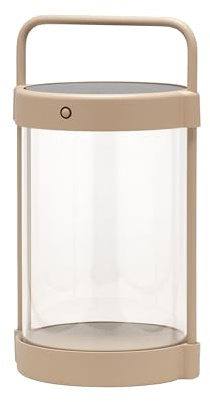 LUUK Studio Lampe Champignon Kaki, Lampe Chevet Sans Fil Rechargeable IP44 | Imperméable solaire LED minimaliste et rechargeable via USB-C, lumière pour la terrasse, le balcon et le jardin, Idée cadeau
