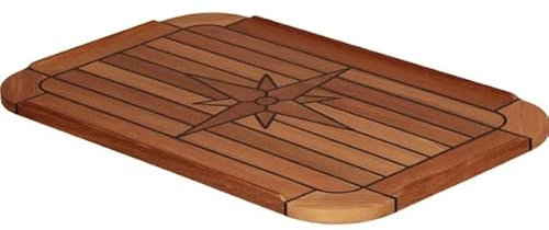 Boot & Motor Teak-Tischplatte Classic 37x60cm