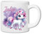 Tasse enfant résistante personnalisée – Ajoutez le prénom | Cadeau original pour enfant | Plusieurs motifs | Plastique solide | 180mL (Licorne)