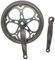 Fahrrad-Kurbelgarnitur, 52 t, quadratisch, Doppelkettenabdeckung für 170 mm Kurbelarm, Singlespeed, Rennrad, Klapprad