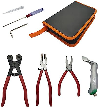 Outil de coupe en verre avec le coupe-verre d'alimentation d'huile Tournevis pour Vitrail