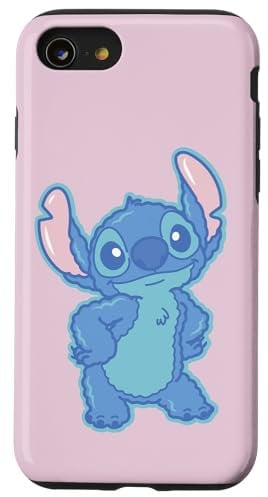 Disney Lilo & Stitch Fluffy Cute Pose Stitch Case for iPhone SE (2020) / 7 / 8