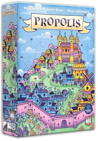AEG Alderac Ent. | Propolis | Worker Placement Engine Building Brettspiel Mit Mittelalterlichen Bienen Doppel Karten Und Solo Modus | 1 Bis 4 Spieler | 15 Bis 30 Minuten
