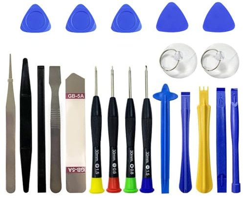 21 in 1 Plastic Spudger Tool Kit – Spudger Pry Tools for Mobile Phone Screen Repair, Laptop & Tablet Disassembly, Precision Opening Set with Triangle Tips