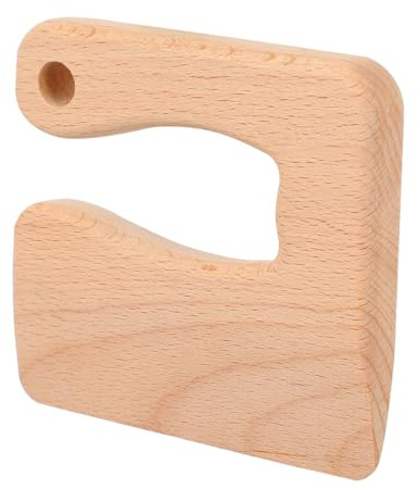 Milisten Cuchillo de Madera para Seguro y Ergonómico Cortador de para Cocina Infantil Herramienta para Aprender Cocinar Regalo para Pequeños Chefs Mayores de