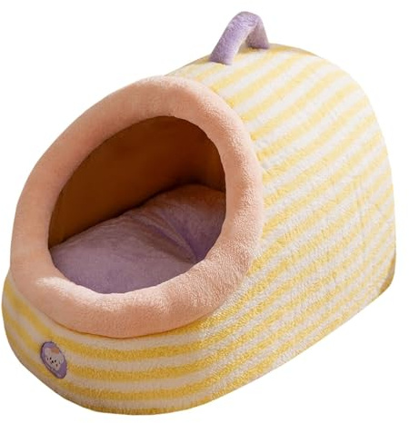 Folpus Katzenbett, Hundenest, Katzenhaus, Kätzchenhöhle, Bett für Welpen, Zwergspitz, Chihuahua, Katzen, S