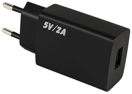 TronicXL USB Netzteil Netzgerät Ladegerät Steckernetzteil USB-A Buchse für Zoom H1N H2N Audio Recorder H5 H6 R8 Q4 Q8 AD-14 EU H4N H4NPro Diktiergerät Zubehör für ladekabel