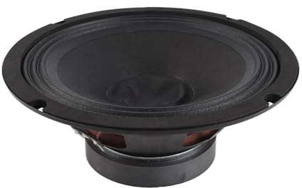 SUNGOOYUE 8 Inch Full Range Speaker, 50W Aluminium Alloy Woofer Tweeter Loudspeaker with Compact Design, for Speaker DIY Home Sound Video Equipment Professional PA DJ Karaoke