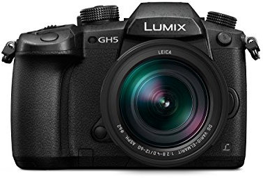Panasonic LUMIX DC-GH5LEB-K Compact System Mirrorless Camera with 12-60mm LEICA Lens - Black