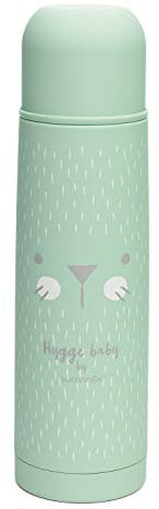 Suavinex, Premium Liquid Thermos for Baby, Stainless Steel, Airtight Closure, Hot and Cold Drinks, 500 ml Green