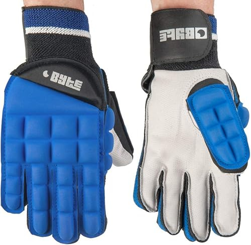 BYTE INTERNATIONAL PAIR OF HOCKEY GLOVES BLUE (SMALL)