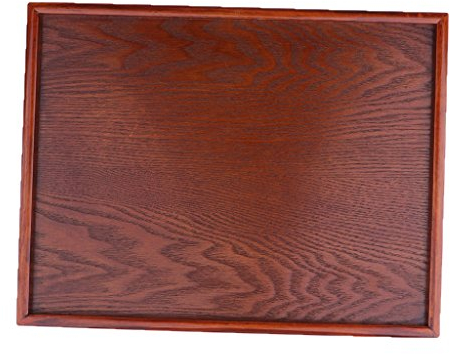 sharprepublic Wood Tray Architecture Model Building Sand Table Scenery Model Base Platform - Red, 35x24cm