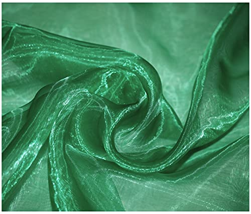 Premium Crystal Organza Voile Fancy Dress Costume Decorations Fabric 150cm Wide/Sold by The Metre (Bottle)