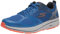 SKECHERS Herren GO Run CONSISTENT Fleet Rush Laufschuh, Blue Textile/Synthetic/Orange Trim, 42 EU