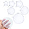 Coperchi in Silicone Estensibile, [6pcs] Coperchi Riutilizzabili Elastici, Eco Coperchio in Silicone Stretch Adatta Diverso Contenitore, Mantenere Il Cibo Fresco - Rotondo