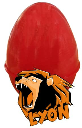 LIBROLANDIA Lyon Gamer - Super Pâques Surprise Oeuf de Pâques Récipient avec Gadget