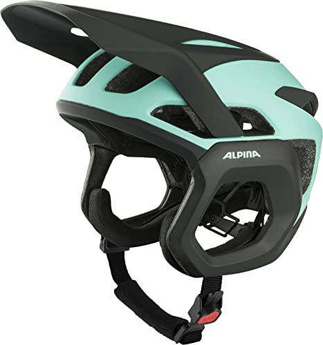 ALPINA ROOTAGE EVO MTB-Fahrradhelm, Turquoise matt, 51-55 cm | individuelle Größenanpassung - leichte Inmold-Bauweise - besonders leicht - ideal für MTB & Trail