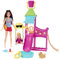 Barbie Toys, Skipper Doll and Waterpark Playset with Working Water Slide, Puppy Squirt-Toy, 5+ Accessories and More, First Jobs, HKD80