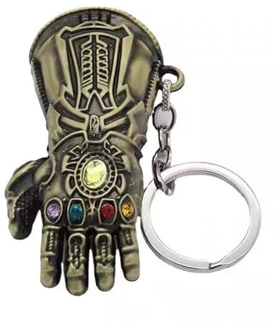 Multibao Thanos Infinity Gauntlet Gloves Keychain Keyring Pendant Avenge Infinity War