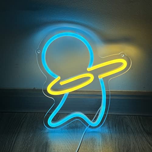 GZYZXP Leute tanzen Leuchtreklamen, Acryl Neonschild Neon-Bar-Schilder, Neon Licht Zeichen über USB mit Schalter für Schlafzimmer, Wanddekoration, Bar, Büro, Studio, Club, Hotel, Party - 22 × 26 cm