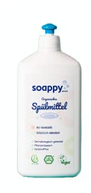 Soappy Planet's Spülmittel - ätherischem Bio-Orangenöl - vegan - 100% biologisch abbaubar, ohne synthetische Stoffe - nachhaltig - 500 ml