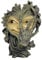 BAOFUYA Frauen Gesicht Skulptur Baum Gesicht Garten Ornament Baum Baum Baum Gesicht Mystic Wand Kunst für Zäune Wände Haushof Baum Kunst