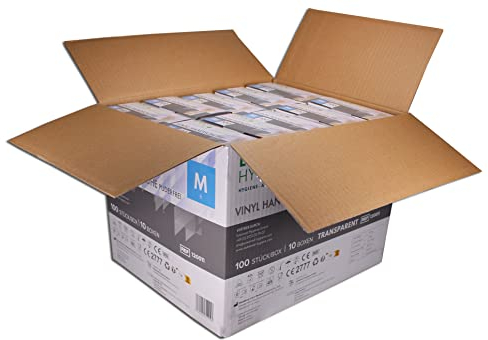 Eukamed Hygiene Vinyl-Handschuhe (M, 1000)