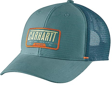 Carhartt Herren Canvas Mesh Back Outlast Patch Cap, Kiefer, Einheitsgröße
