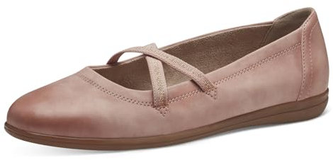 Jana 8-22161-42, Ballerine Donna, Rosa Antico, 37 EU