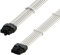 LINKUP - AVA 600W PCIE 5.0 16Pin (12+4) Hochstrom-Netzkabel | Gepresster & gelöteter Typ 16AWG ummantelt | Kompatibel mit RTX5000 RTX4000 RTX3000 FE | 70cm Weiß