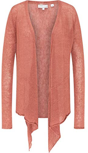 IMANE Cardigan, Rosa Antico, XL/XXL Donna