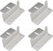 4PCS Solar Panel Z Halterungen Aluminium Legierung Photovoltaik Panel Montage Halterung Schrauben Kit für RV Anhänger Boot Yachten